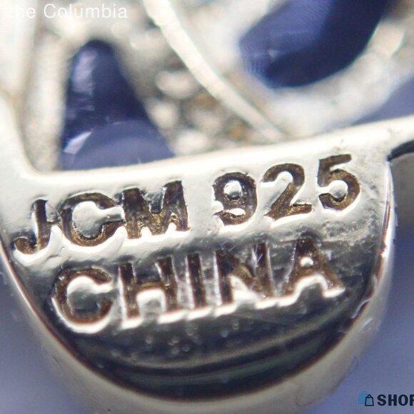 925 Stearling Silver with Swarovski Crystal Peacock necklace NWT - Picture 7 of 12